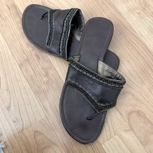 Mossimo brown sandals, size 7.5